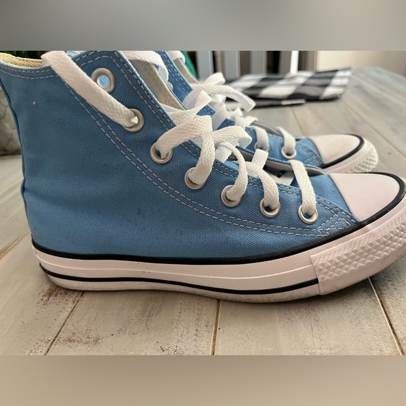 highl top baby blue converse - Picture 3 of 4